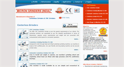 Desktop Screenshot of microngrinders.com