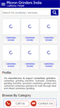 Mobile Screenshot of microngrinders.com